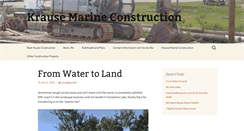 Desktop Screenshot of krausemarineconstruction.com