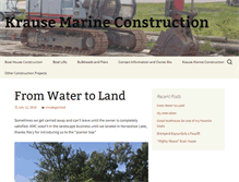 Tablet Screenshot of krausemarineconstruction.com